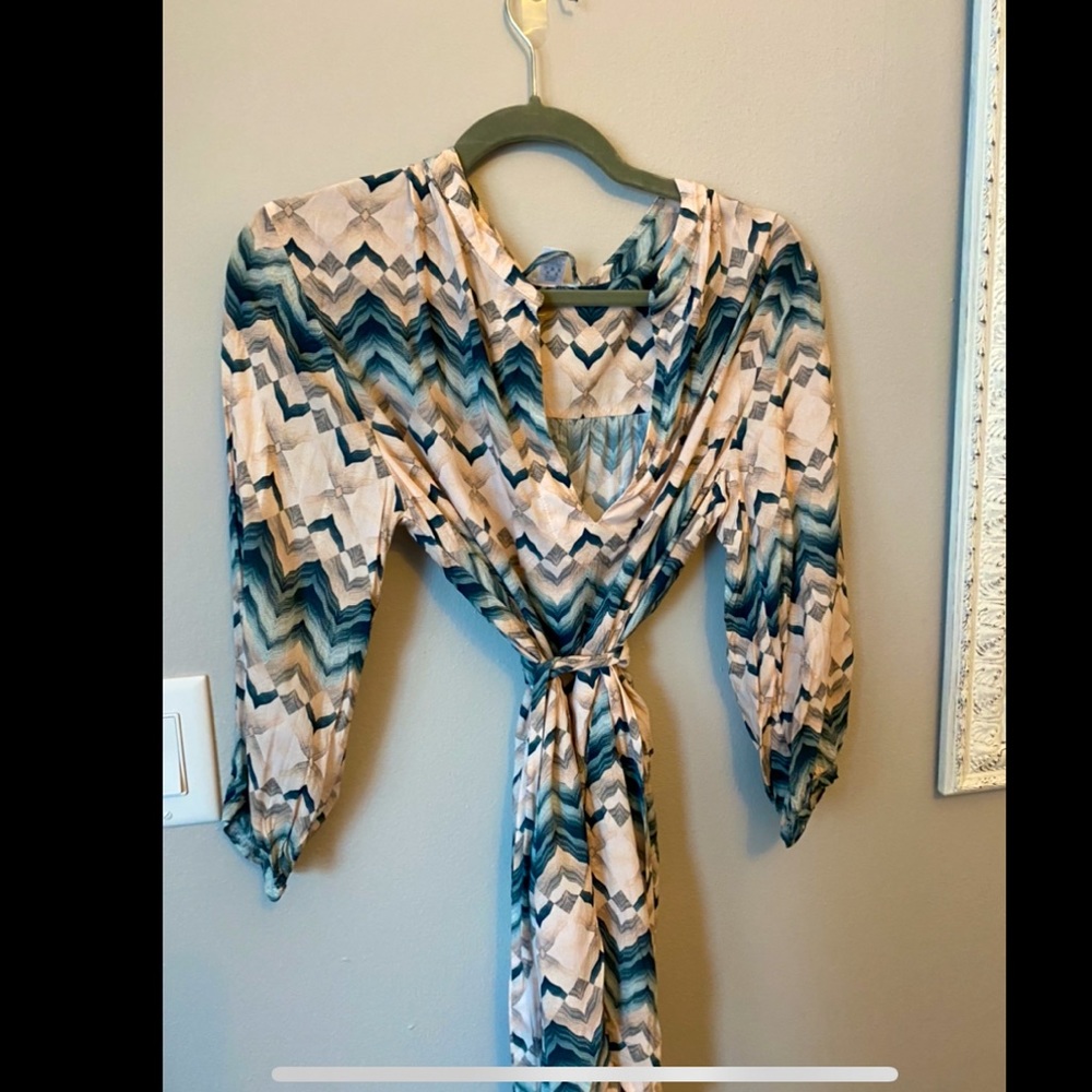 Eberjey belted swim coverup